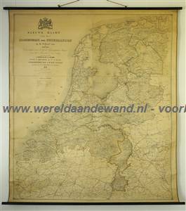 Antiquariaat De aan de Wand Schoolkaarten Schoolplaten Nederland